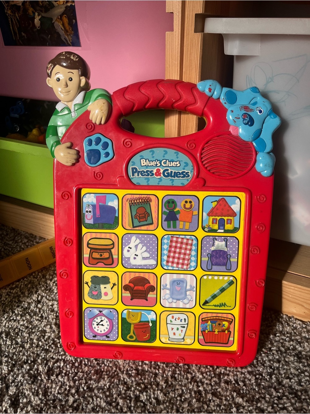 Press & Guess Interactive Toy - Blue’s Clues Vintage with Steve 1990s